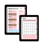 Pink Girl Boss Clickable Planner