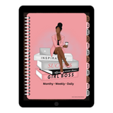 Pink Girl Boss Clickable Planner