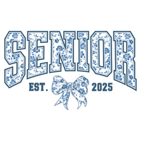 Lite Blue Floral Senior Shirt