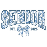 Lite Blue Floral Senior Shirt