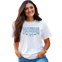 Lite Blue Floral Senior Shirt